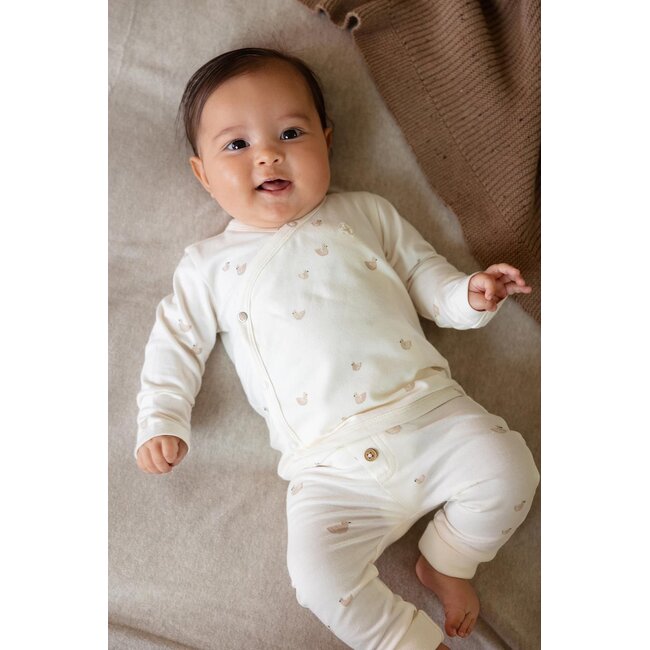 Broek Neal regular animals patern off white