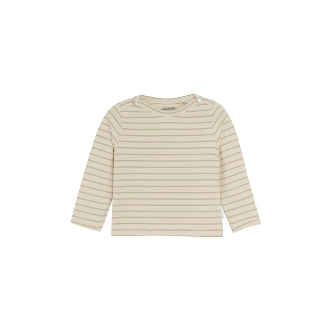 Longsleeve Nev stripe patern off white