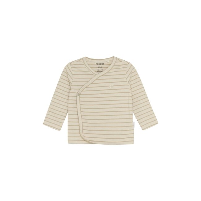 Longsleeve Nour stripe pattern off white