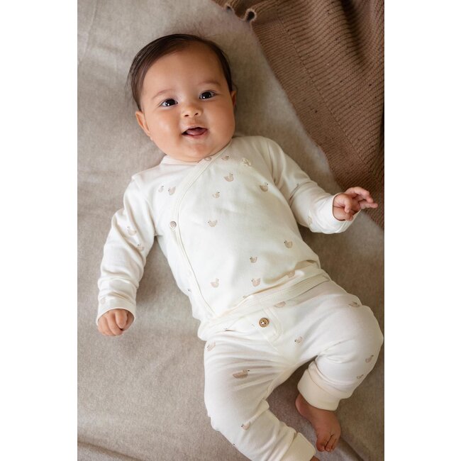 Longsleeve Nour animals pattern off white