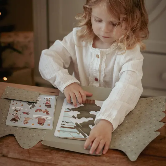 Sticker kerstkaarten