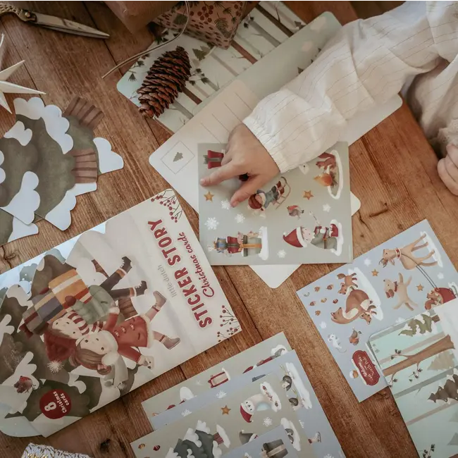 Sticker kerstkaarten