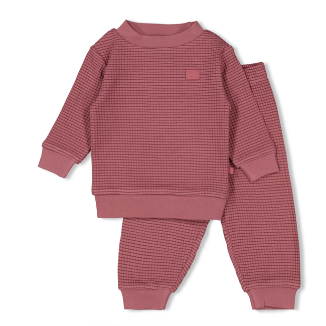 Feetje pyjama kids wafel Family Limited Edition berry