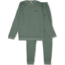 Pyjama volwassenen Family Edition zeegroen
