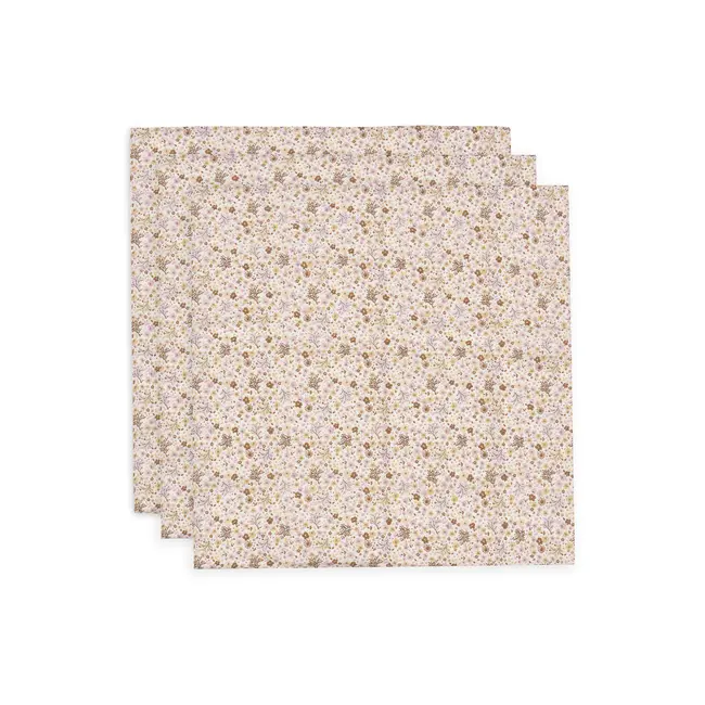 Jollein hydrofiel  70x70cm 3pack Flower Fairies