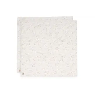 Jollein Jollein hydrofiel  115x115cm 2pack Elephant Tales