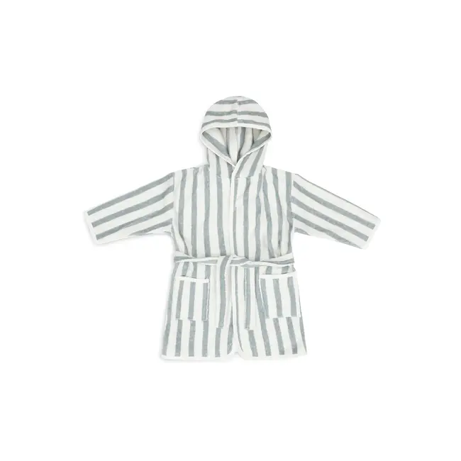 Jollein badcape  75x75cm stripe terry Sea Green