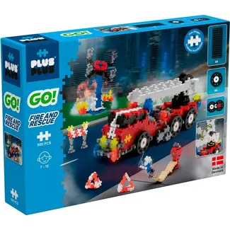 Plus Plus Plus Plus Go fire en rescue (500 stukjes )