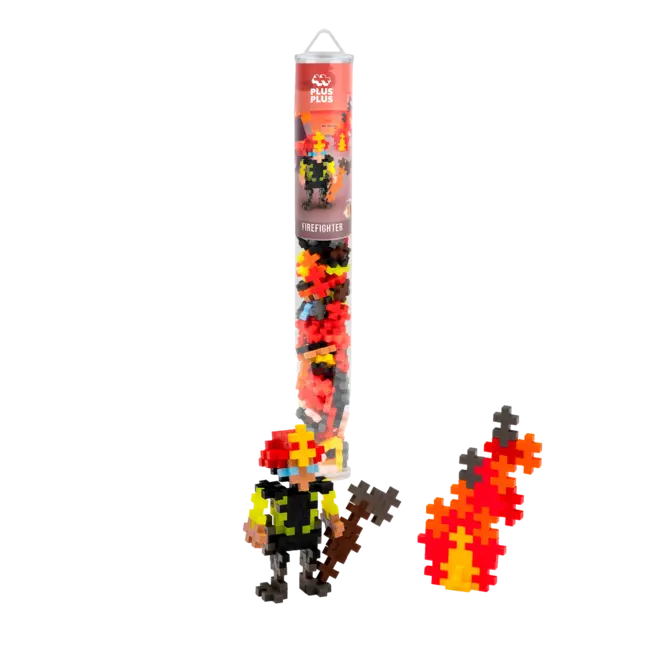 Plus Plus Tube - Brandweer ( 100 stukjes )
