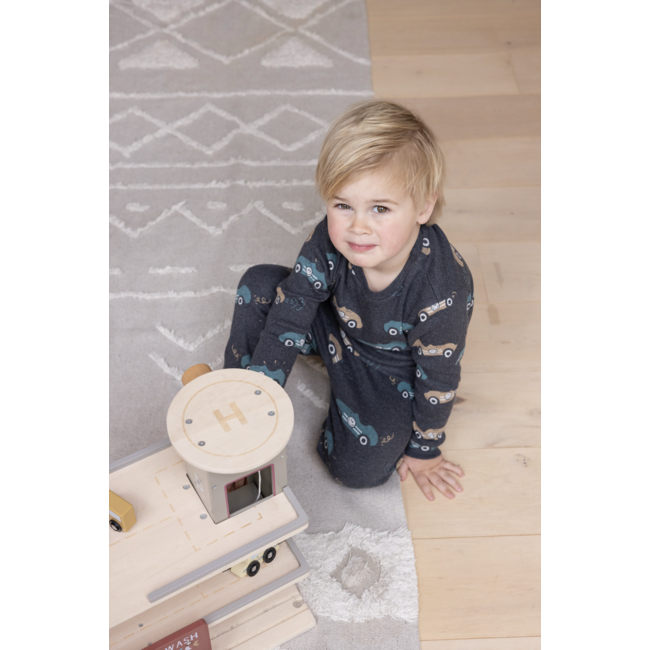 Pyjama Ricky Racer - Premium Sleepwear antraciet melange