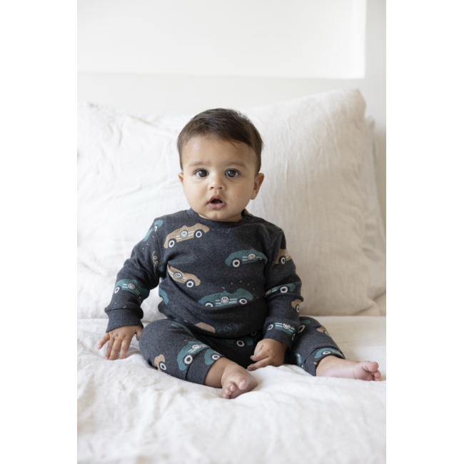 Pyjama Ricky Racer - Premium Sleepwear antraciet melange