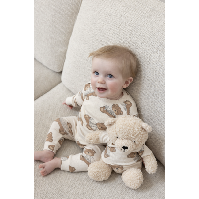 Pyjama Teddy Bear - Premium Sleepwear offwhite melange