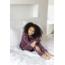 Pyjama Bonnie Bouquet - Premium Sleepwear wijn melange
