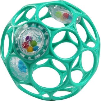 Oball Rattle Easy-Grasp Toy - Teal