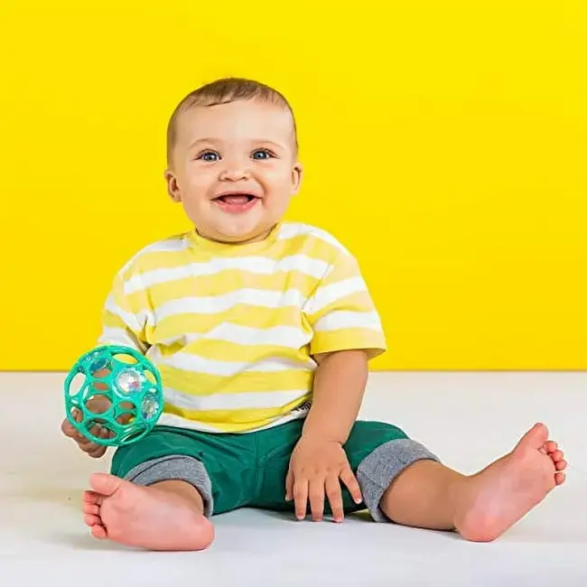 Rattle Easy-Grasp Toy - Teal