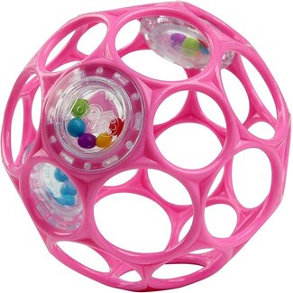 Oball Rattle Easy-Grasp Toy - Pink