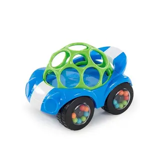 Oball Rattle & Roll Buggie Toy - blue