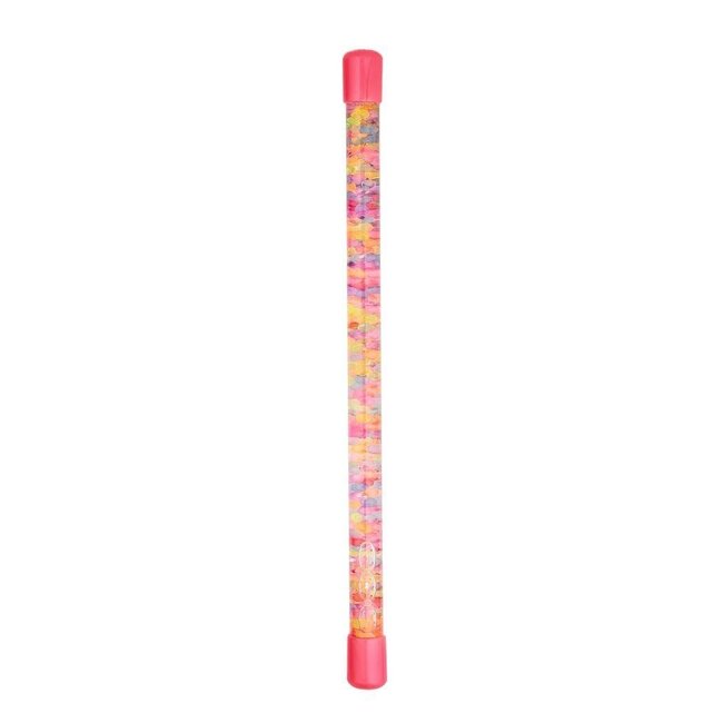 Toverstaf glitterconfetti 30 cm Donker roze B
