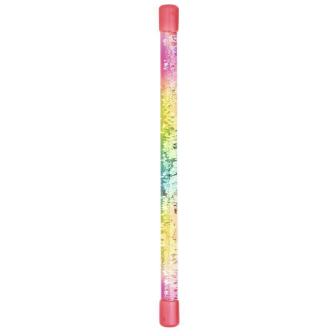 Toverstaf glitterconfetti 30 cm Donker roze A