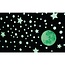 Maan en sterren glow in the dark set 111 stickers