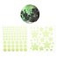 Maan en sterren glow in the dark set 111 stickers
