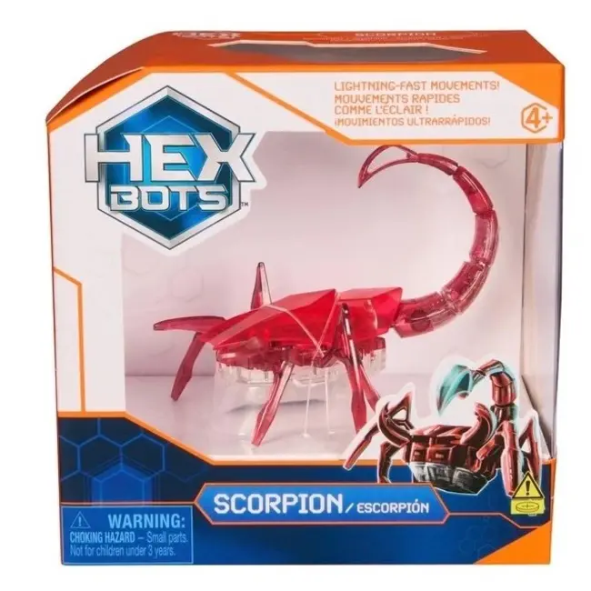 HexBots Scorpion Rood