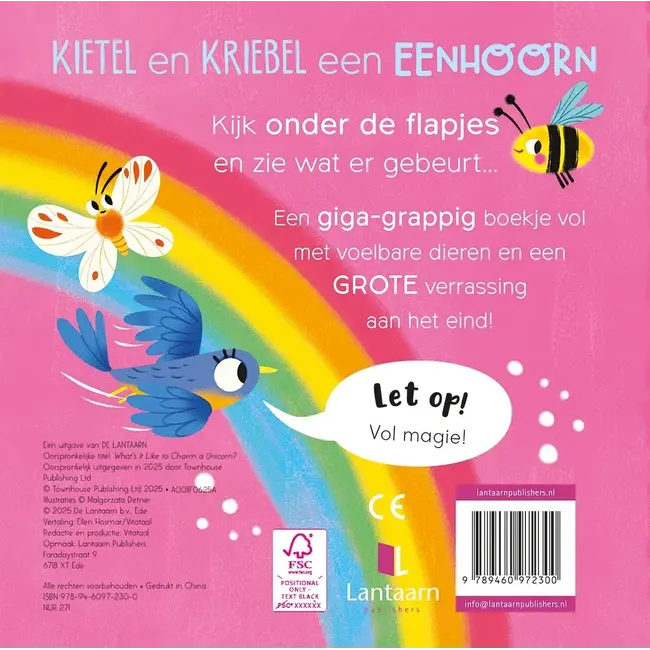 Kietel en kriebel een eenhoorn (flapjesboek)