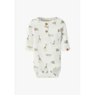Lil' Atelier Romper NBMGayo elm coconut milk animals african