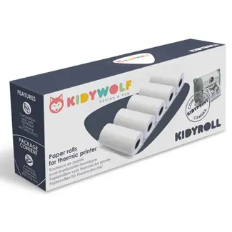 KidyWolf Kidywolf KidyRoll 5 klassieke papierrollen voor Kidyprint