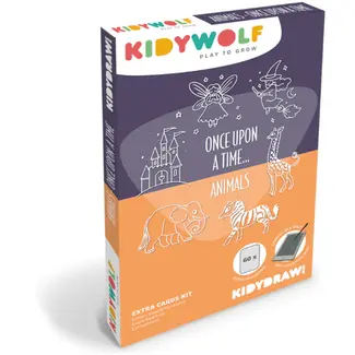 KidyWolf Kidywolf extra set tekenkaarten Er was eens en Dieren