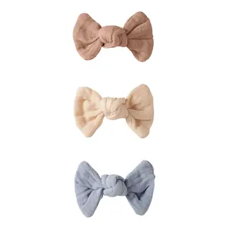 Lil' Atelier Lil' Atelier haarclips NMFacc-Torina  3 pack zen blue w. novelle peach + roebuck