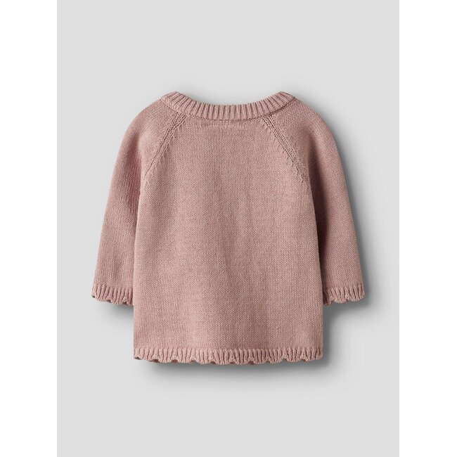 Lil' Atelier vest NBFLaguna  misty rose