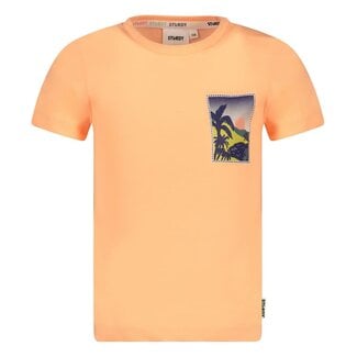 Sturdy Sturdy t-shirt - Lagoon Legends neon oranje