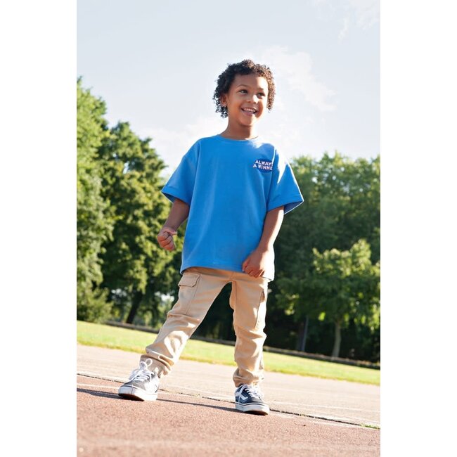 Sturdy t-shirt - Run the Day blauw