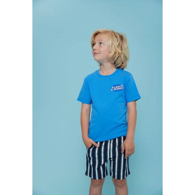 Sturdy t-shirt - Run the Day blauw