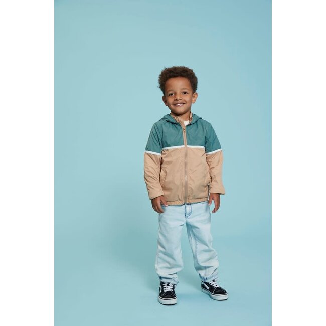 Sturdy zomerjas met capuchon - Run the Day zand