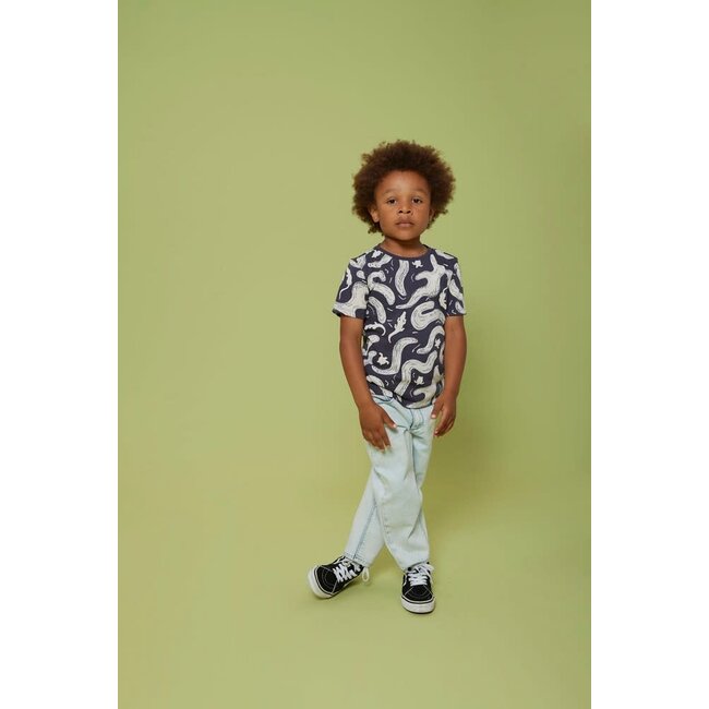 Sturdy wide leg jeans - Summer Denims l.blauw denim