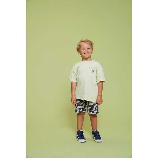 Sturdy t-shirt oversized - Lagoon Legends lime