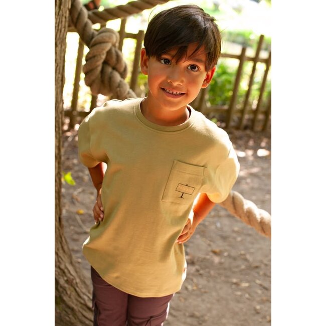 Sturdy t-shirt oversized - Desert Fiesta army