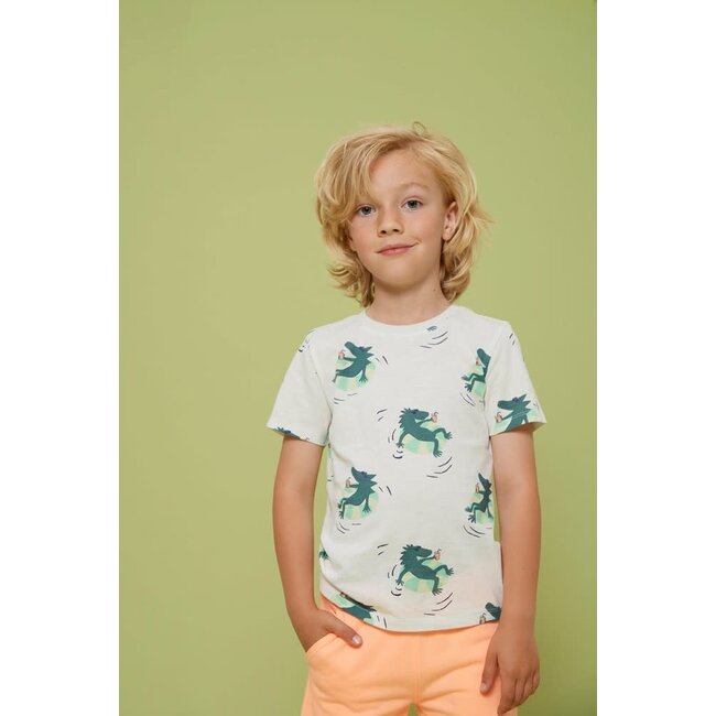 Sturdy t-shirt aop - Lagoon Legends wit