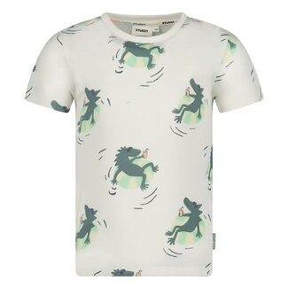 Sturdy Sturdy t-shirt aop - Lagoon Legends wit