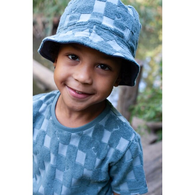 Sturdy Vissershoedje omkeerbaar - Lagoon Legends petrol