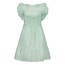 Jubel jurk mousseline - Lazy Lagoon mint