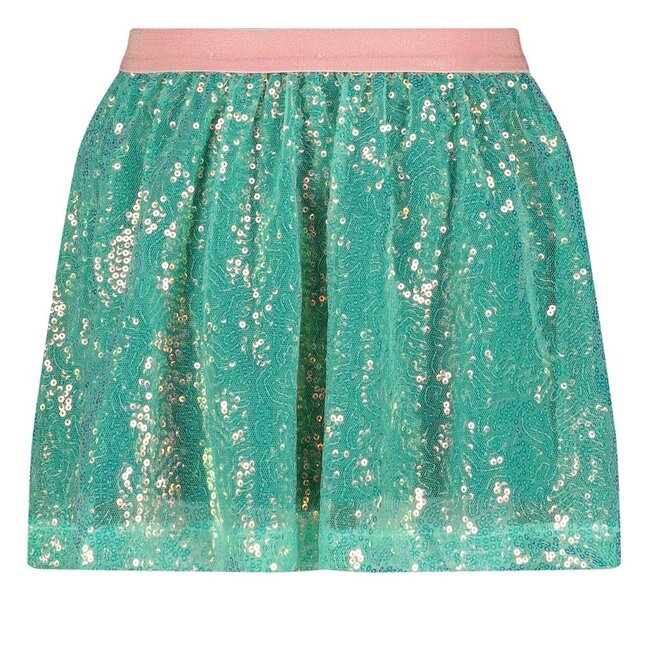 Jubel pailetten rok - Rolling into Spring groen
