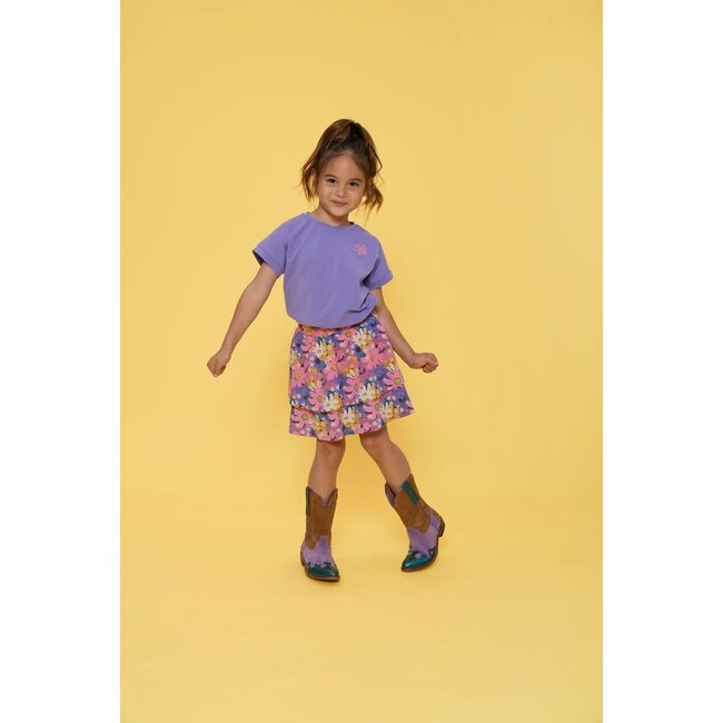 Jubel rok aop - Rolling into Spring roze