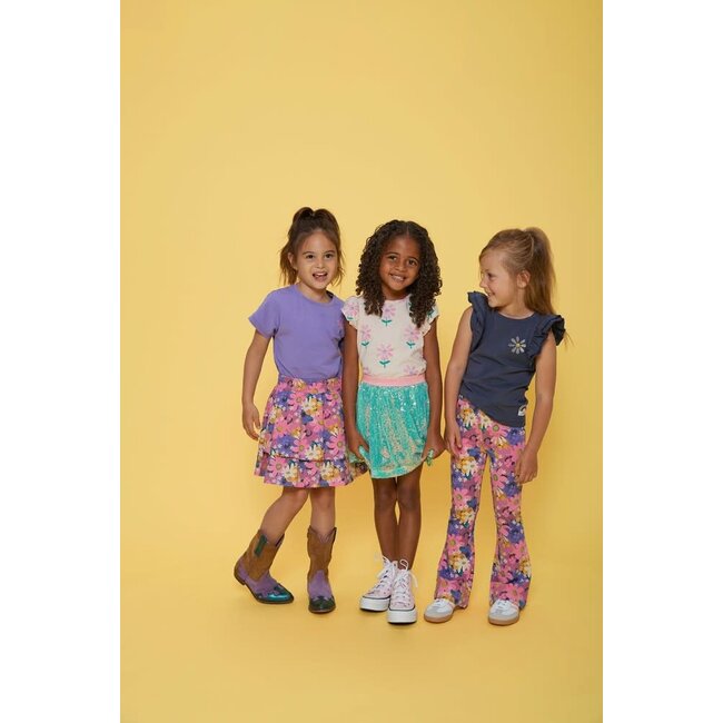 Jubel rok aop - Rolling into Spring roze