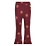 Jubel flaired broek aop - Salsa Sunset bordeaux
