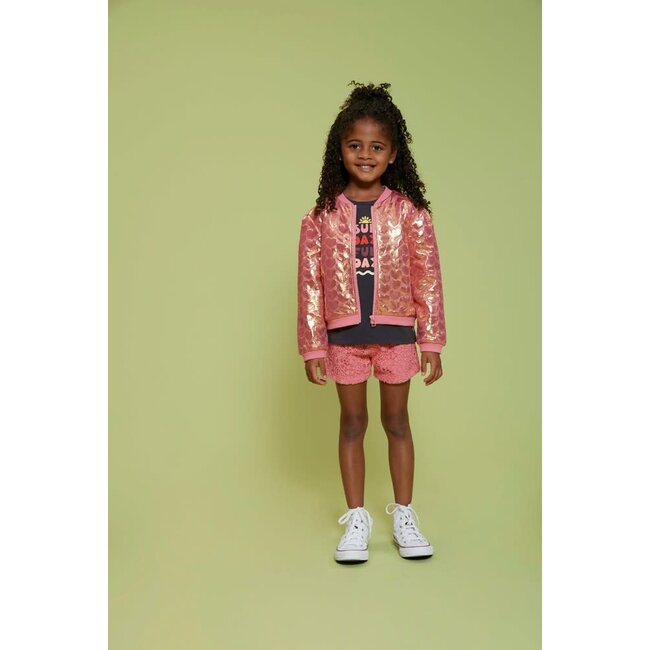 Jubel bomberjack - Salsa Sunset roze