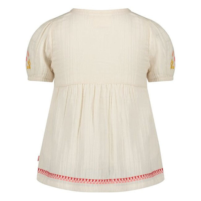 Jubel blouse mousseline met embroidery  - Salsa Sunset offwhite