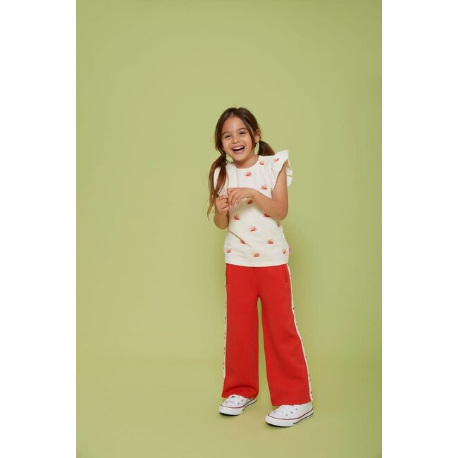 Jubel sporty broek - Salsa Sunset rood